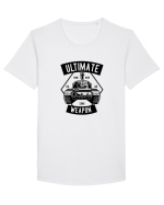Ultimate Weapon Tank Black Tricou mânecă scurtă guler larg Bărbat Skater