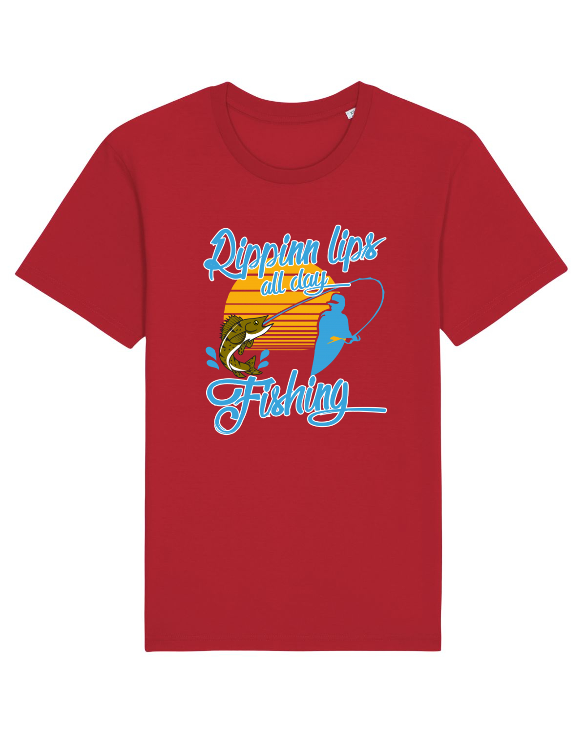 Tricou mânecă scurtă Unisex Rocker Red