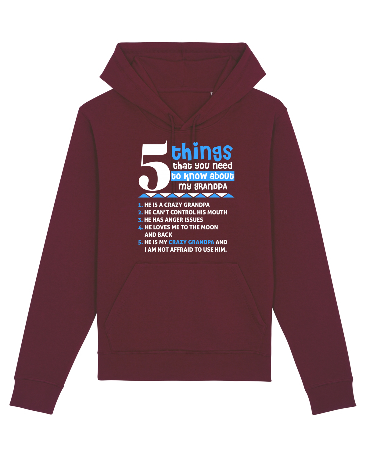 Hanorac Unisex Drummer Burgundy