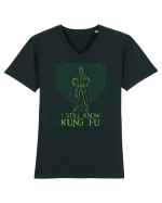 I still know kung fu - Pentru fanii Matrix Tricou mânecă scurtă guler V Bărbat Presenter