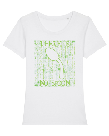 There is no spoon - Pentru fanii Matrix White