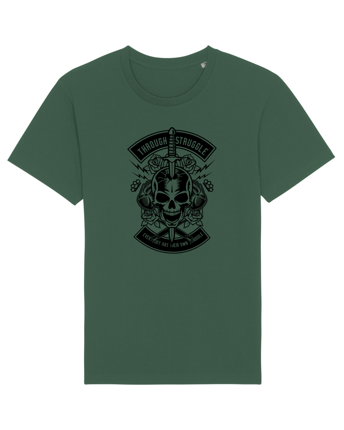 Tricou mânecă scurtă Unisex Rocker Bottle Green