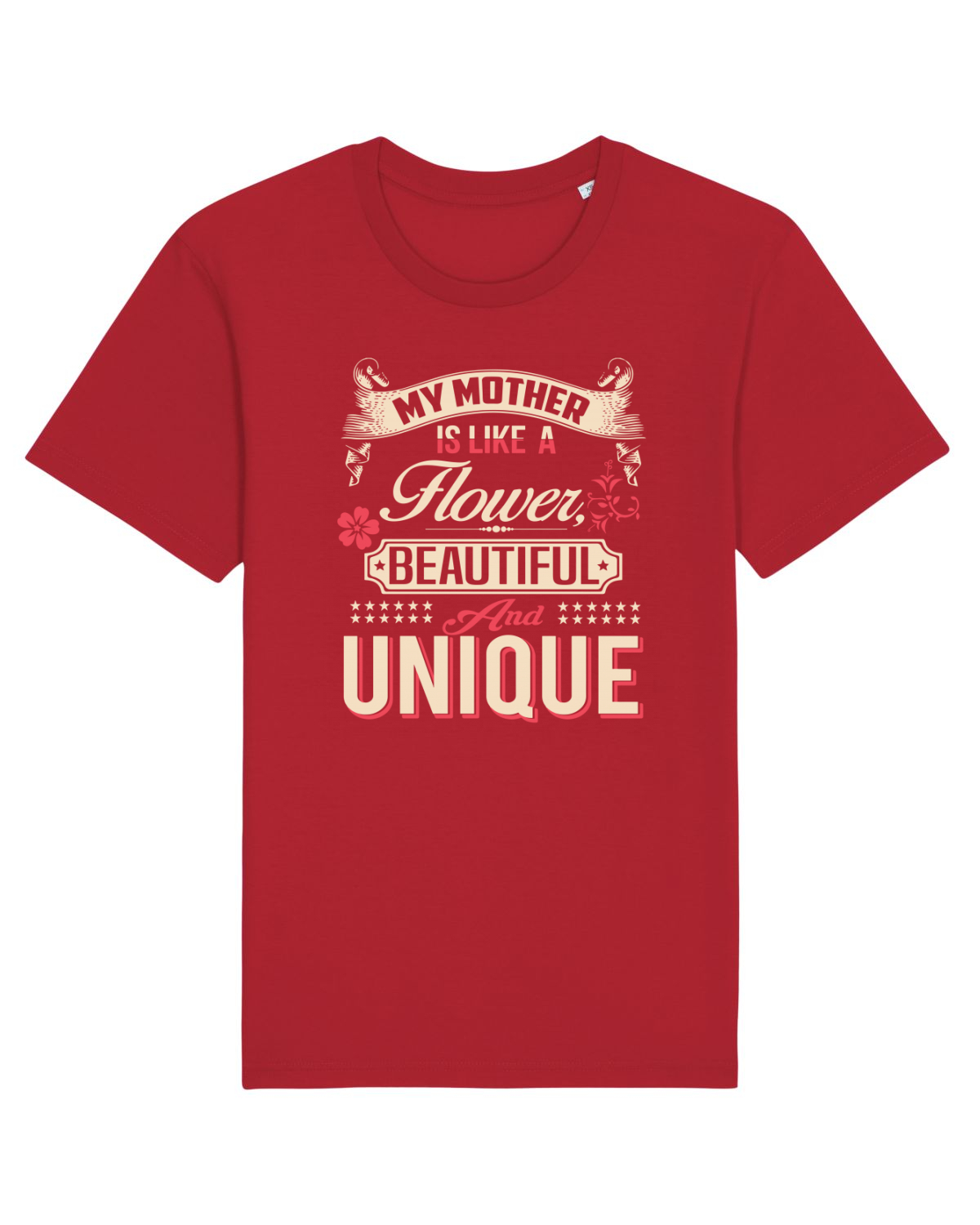 Tricou mânecă scurtă Unisex Rocker Red