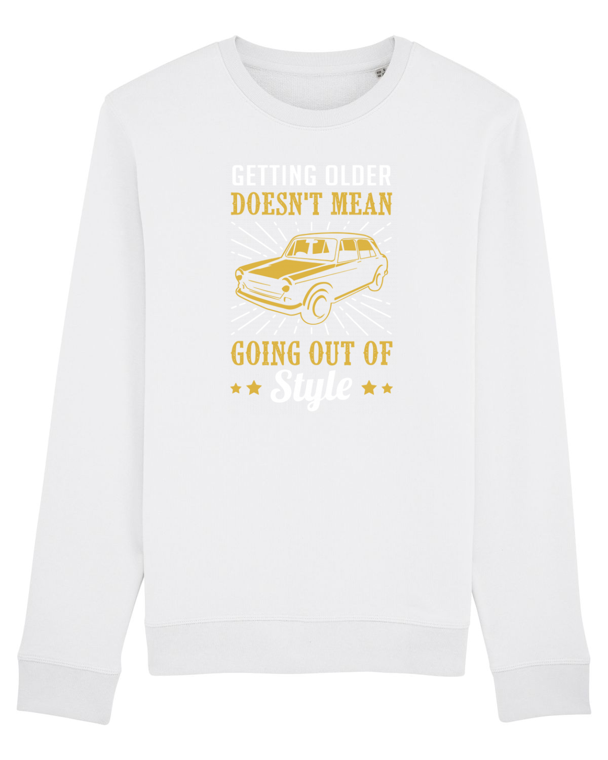Bluză mânecă lungă Unisex Rise White