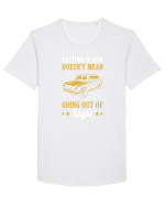 STYLE CAR Tricou mânecă scurtă guler larg Bărbat Skater