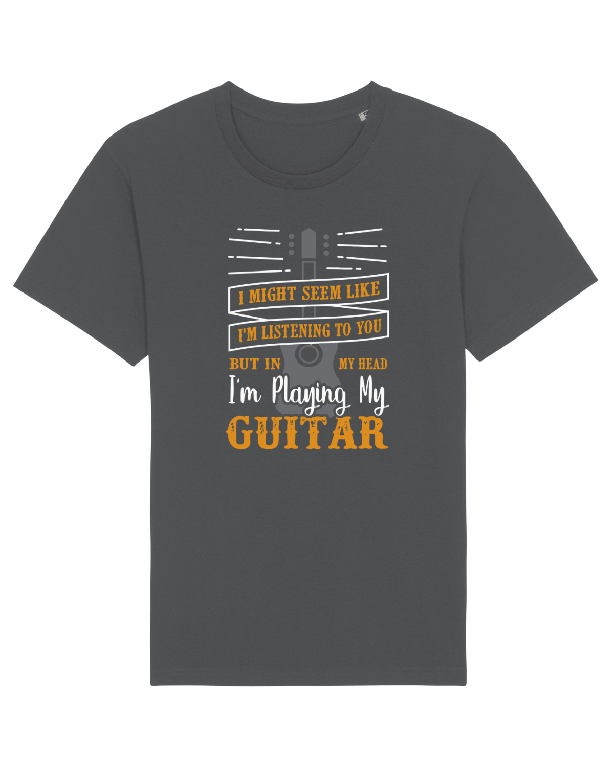 Tricou mânecă scurtă Unisex Rocker Anthracite