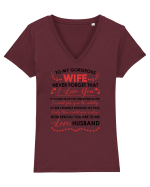 WIFE Tricou mânecă scurtă guler V Damă Evoker