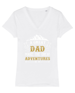 DAD Tricou mânecă scurtă guler V Damă Evoker