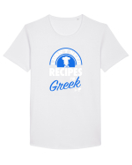 GREEK Tricou mânecă scurtă guler larg Bărbat Skater