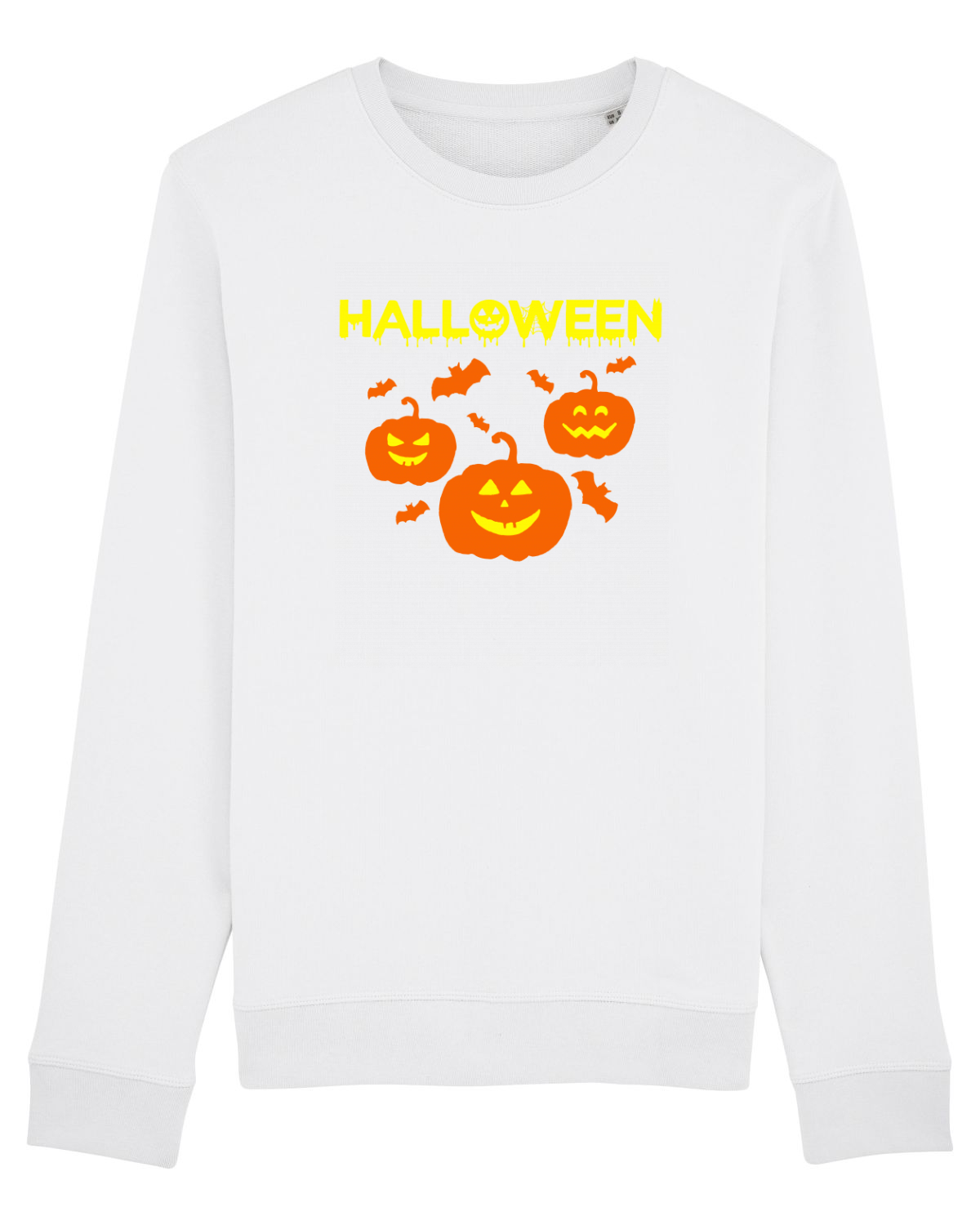 Bluză mânecă lungă Unisex Rise White