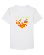HALLOWEEN Tricou mânecă scurtă guler larg Bărbat Skater