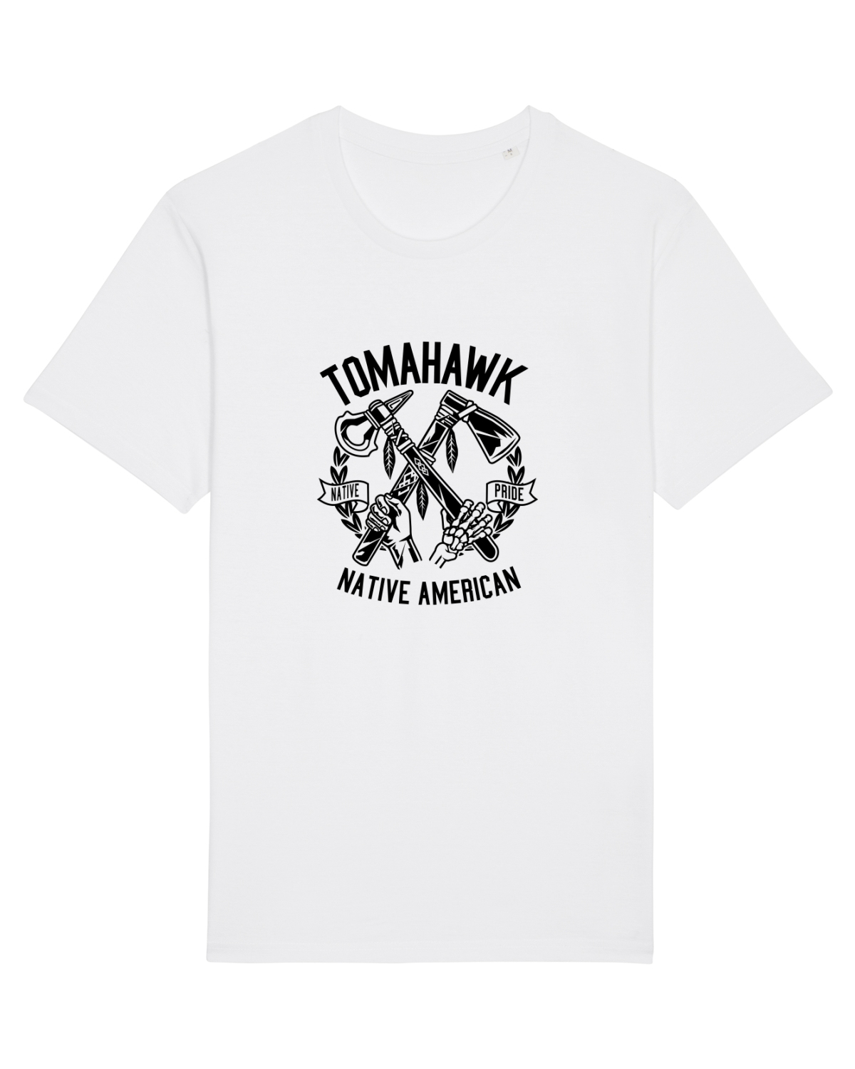 Tricou mânecă scurtă Unisex Rocker White