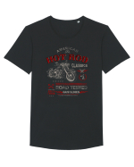MOTORCYCLE Tricou mânecă scurtă guler larg Bărbat Skater