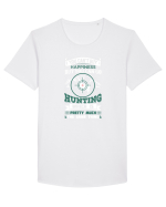HUNTING Tricou mânecă scurtă guler larg Bărbat Skater