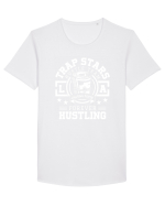 HUSTLE Tricou mânecă scurtă guler larg Bărbat Skater