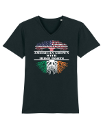 AMERICAN IRISH Tricou mânecă scurtă guler V Bărbat Presenter