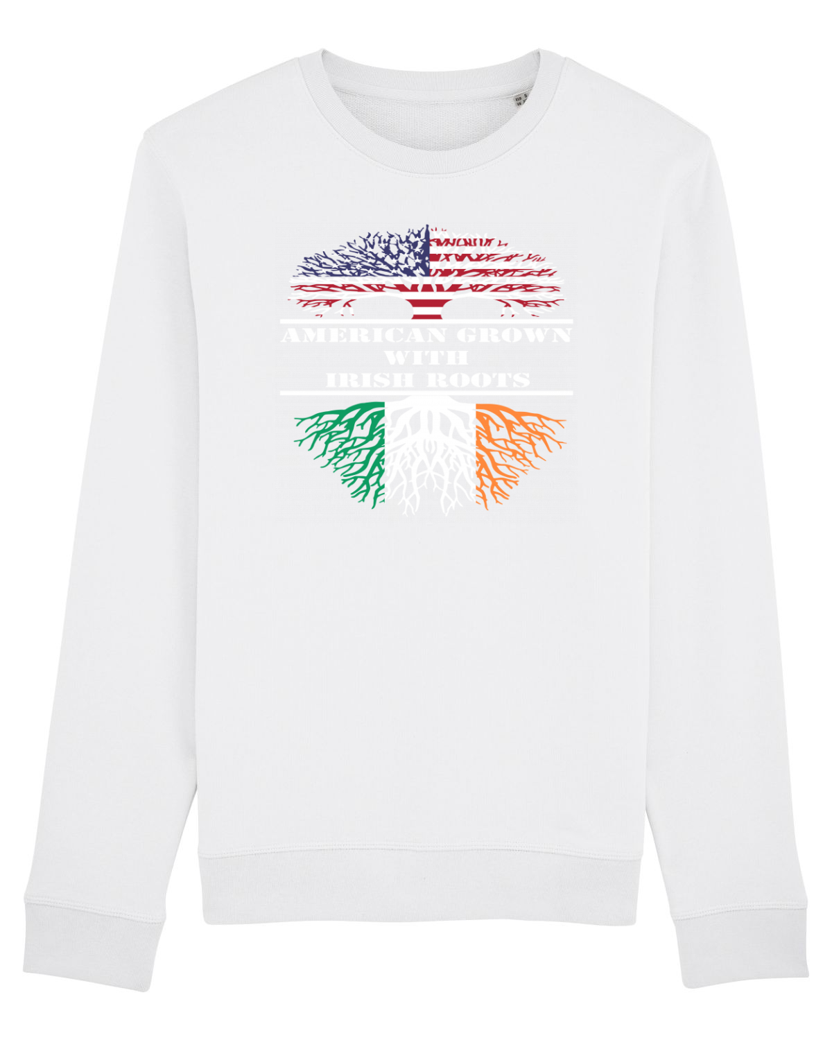 Bluză mânecă lungă Unisex Rise White
