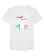 AMERICAN IRISH Tricou mânecă scurtă guler larg Bărbat Skater
