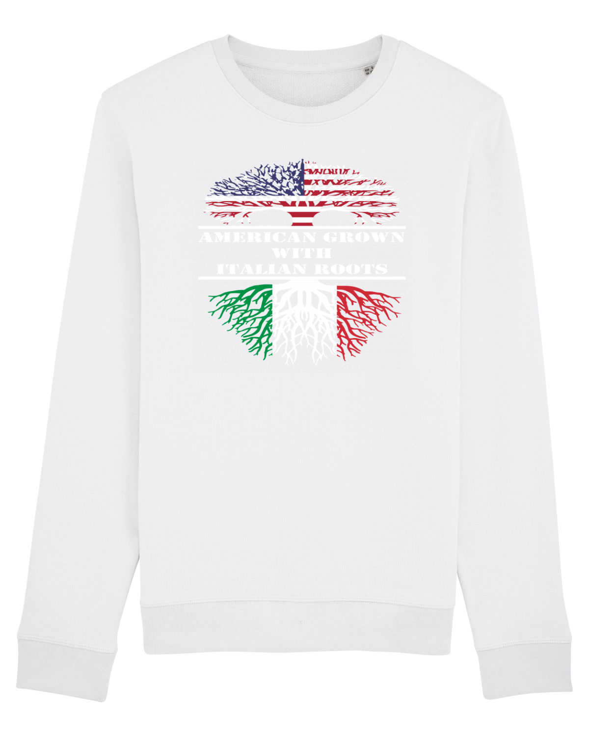 Bluză mânecă lungă Unisex Rise White