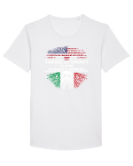 AMERICAN ITALIAN Tricou mânecă scurtă guler larg Bărbat Skater