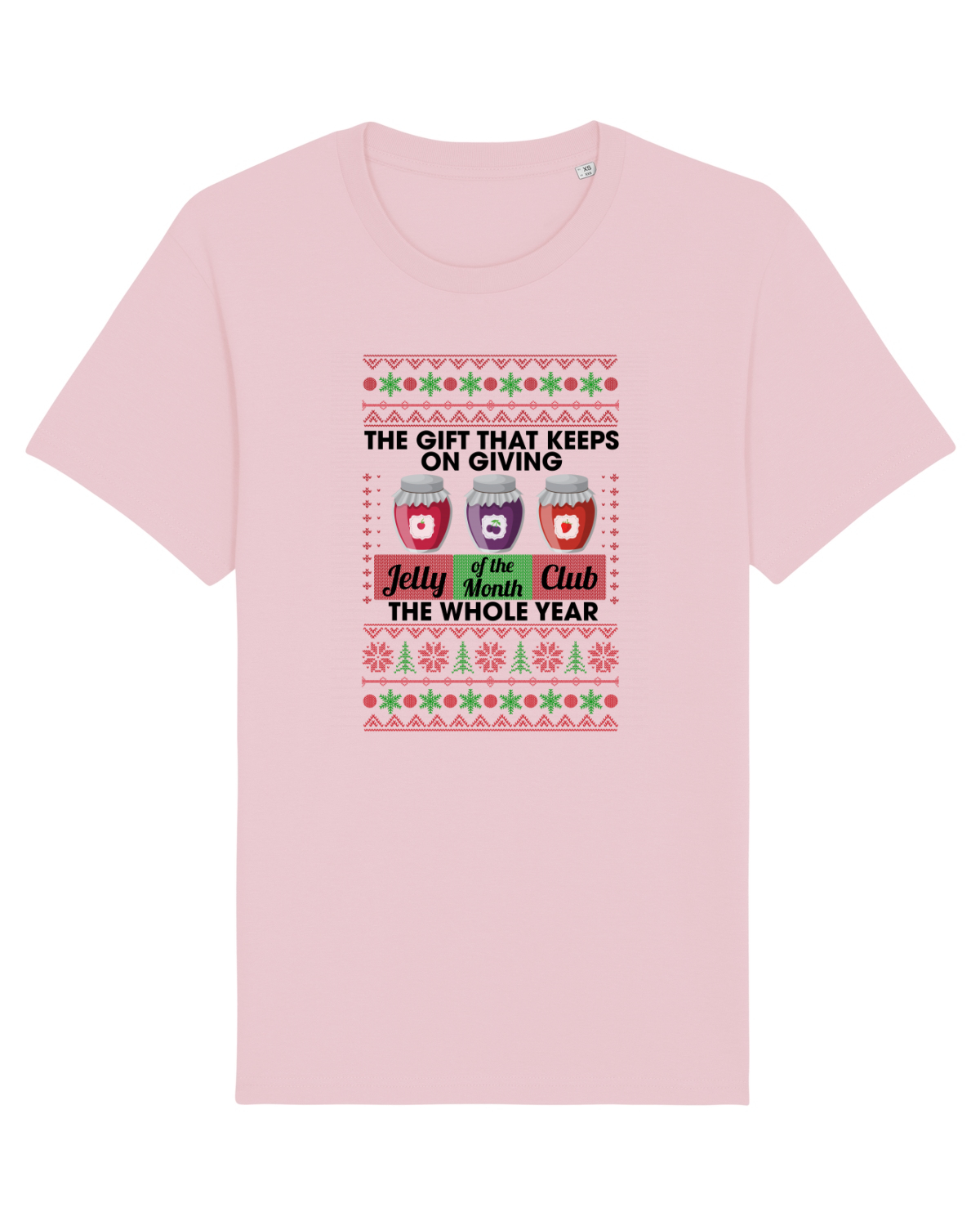 Tricou mânecă scurtă Unisex Rocker Cotton Pink