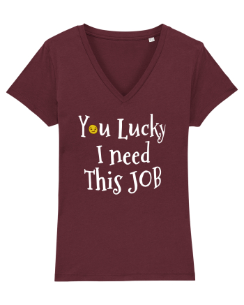 LUCKY Burgundy