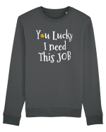 LUCKY Bluză mânecă lungă Unisex Rise