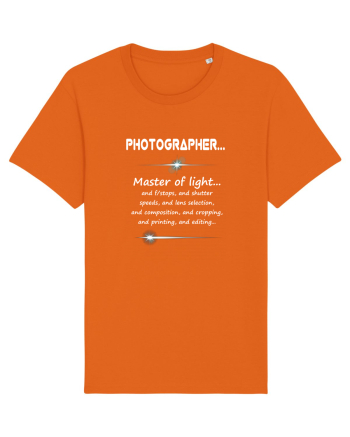 PHOTOGRAPHER Bright Orange