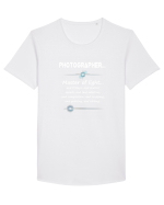 PHOTOGRAPHER Tricou mânecă scurtă guler larg Bărbat Skater