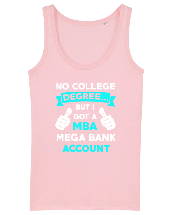 NO COLLEGE DEGREE Cotton Pink
