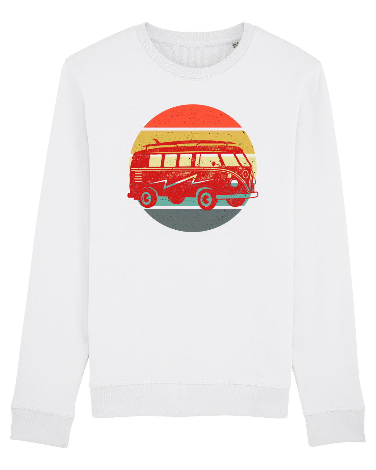 Bluză mânecă lungă Unisex Rise White