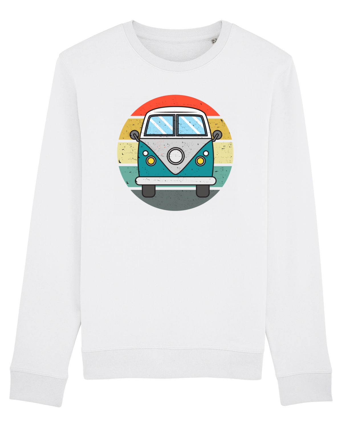 Bluză mânecă lungă Unisex Rise White