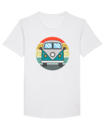 Hippie van  Tricou mânecă scurtă guler larg Bărbat Skater