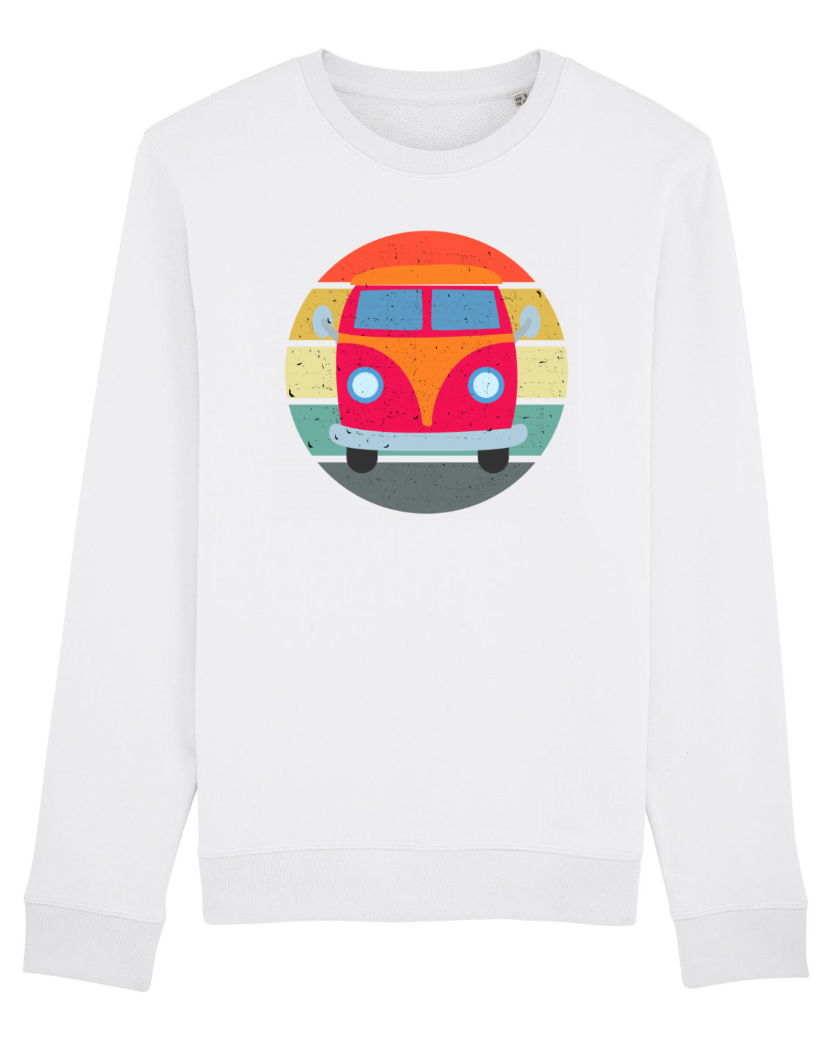 Bluză mânecă lungă Unisex Rise White