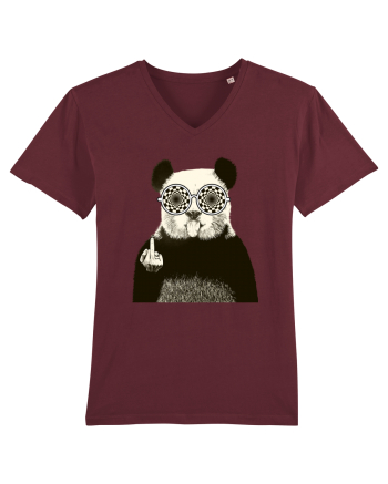 Banksy Rude Panda Burgundy