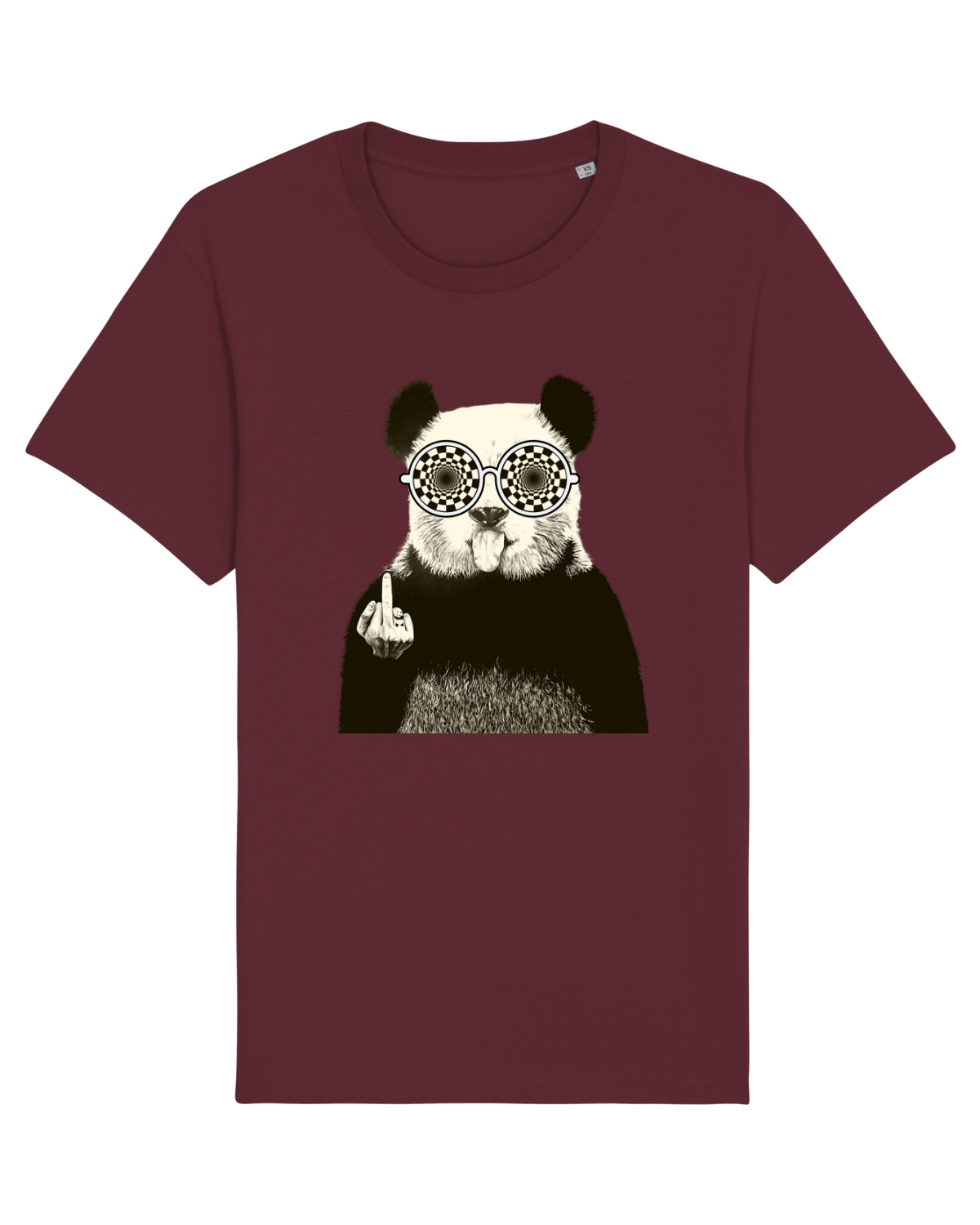 Tricou mânecă scurtă Unisex Rocker Burgundy