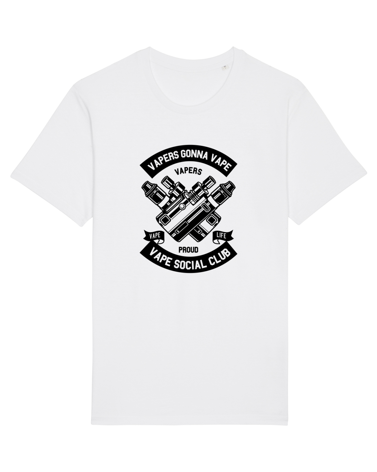 Tricou mânecă scurtă Unisex Rocker White