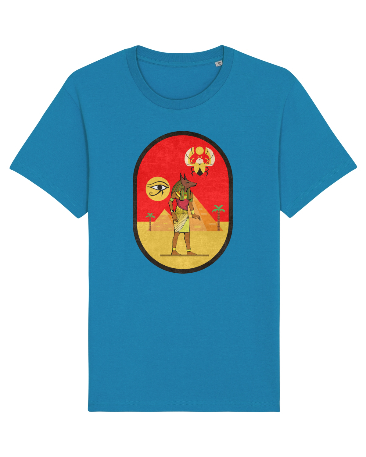 Tricou mânecă scurtă Unisex Rocker Azur