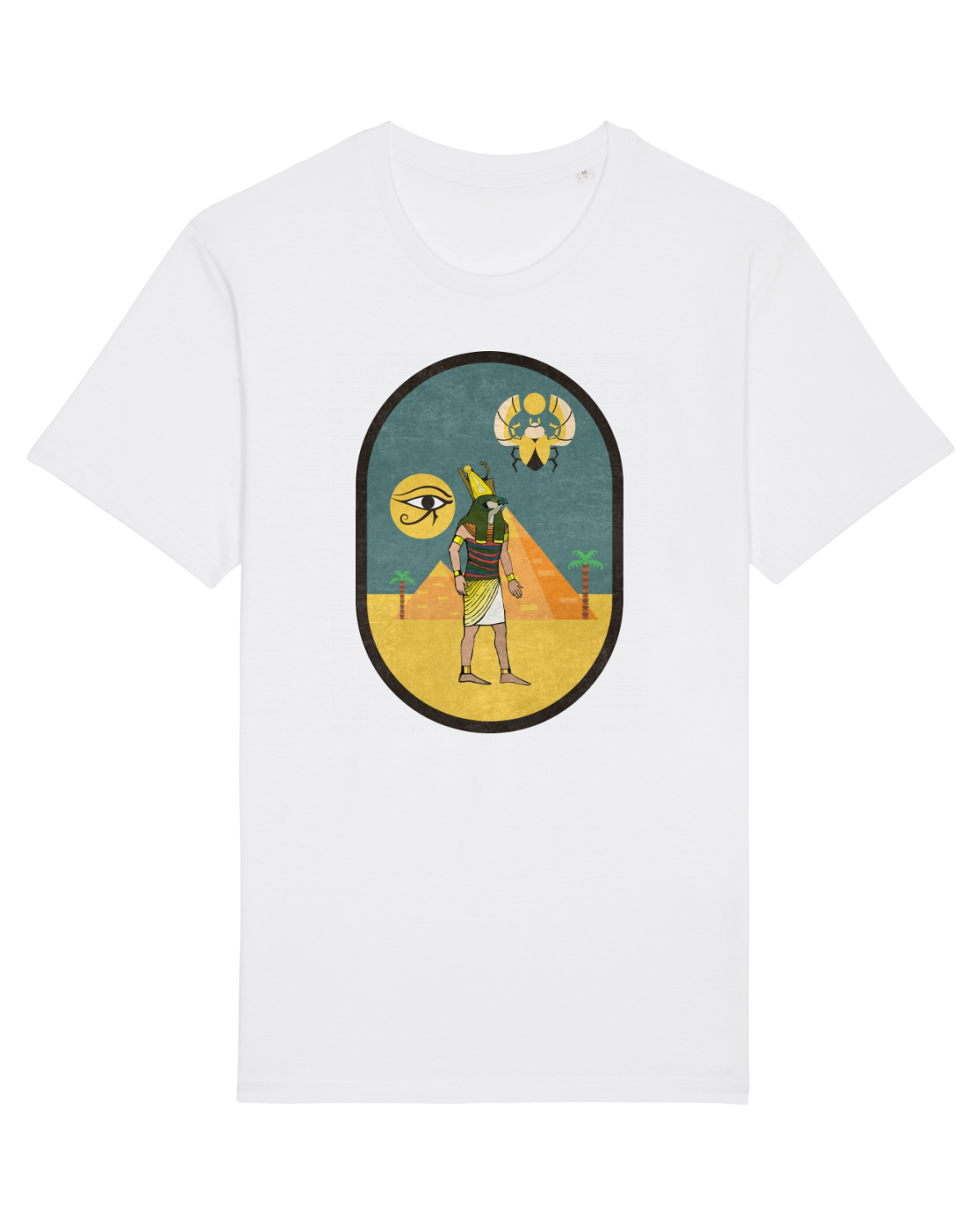 Tricou mânecă scurtă Unisex Rocker White