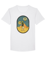 Egipt Antic Tricou mânecă scurtă guler larg Bărbat Skater