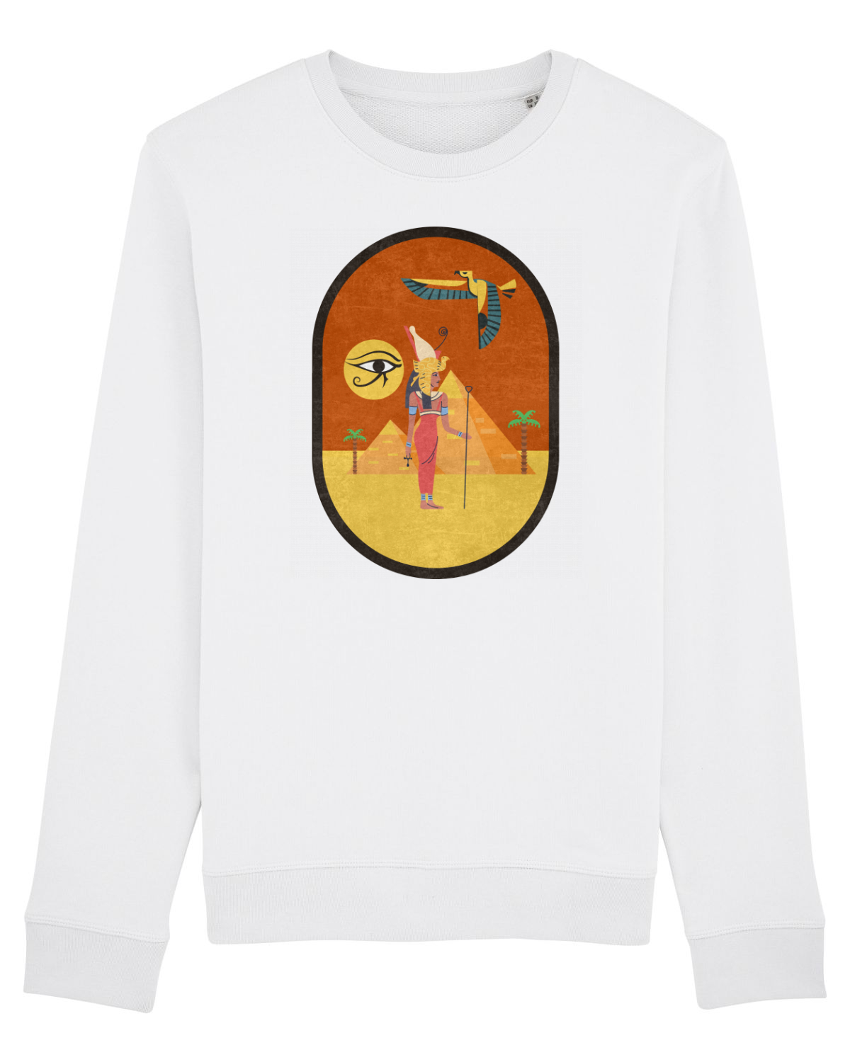 Bluză mânecă lungă Unisex Rise White