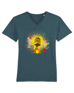 MUSIC Tricou mânecă scurtă guler V Bărbat Presenter