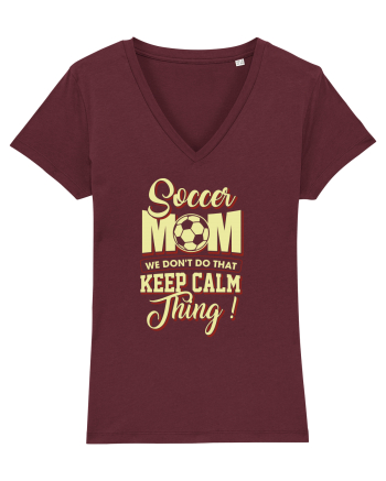 SOCCER MOM Burgundy