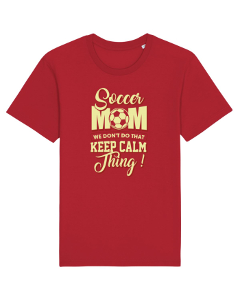 SOCCER MOM Red