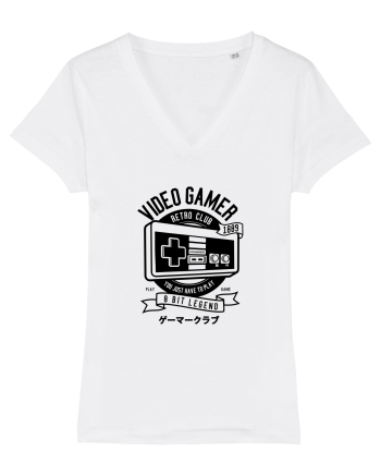 Gamer Retro Club Black White