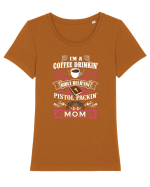 MOM Tricou mânecă scurtă guler larg fitted Damă Expresser