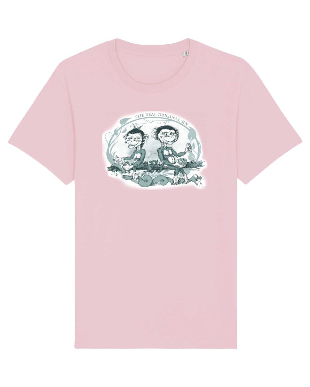 Tricou mânecă scurtă Unisex Rocker Cotton Pink