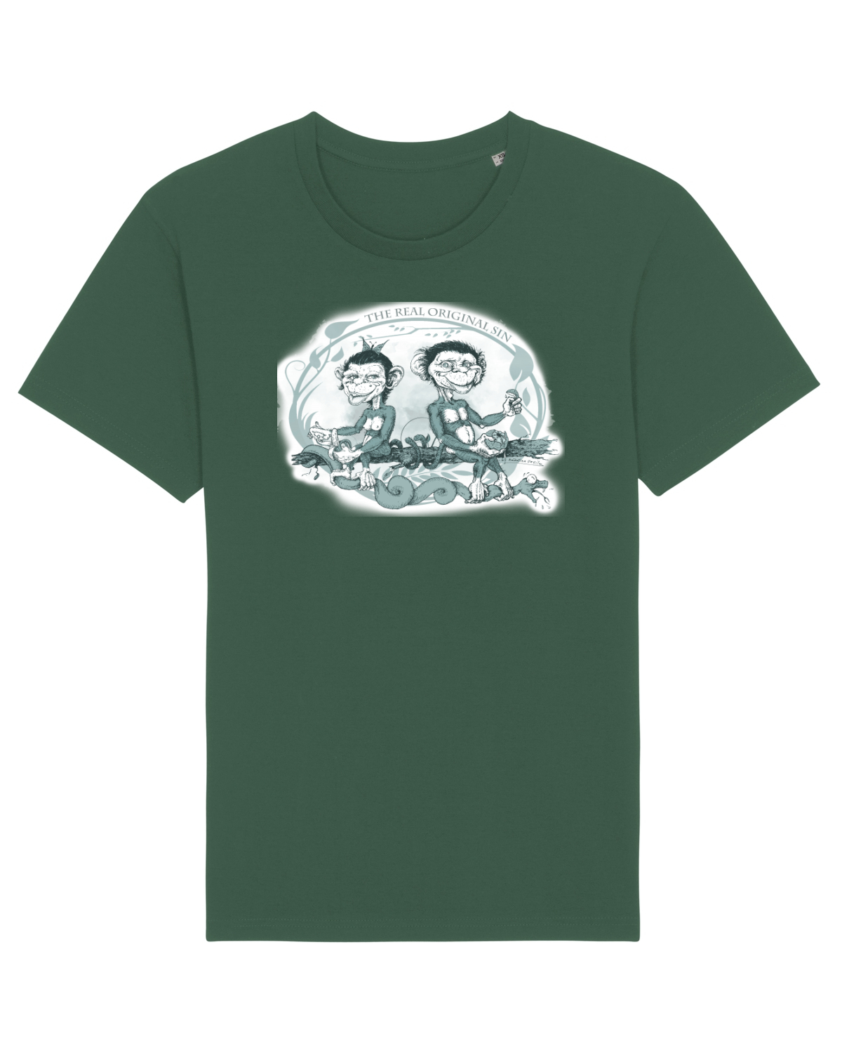 Tricou mânecă scurtă Unisex Rocker Bottle Green