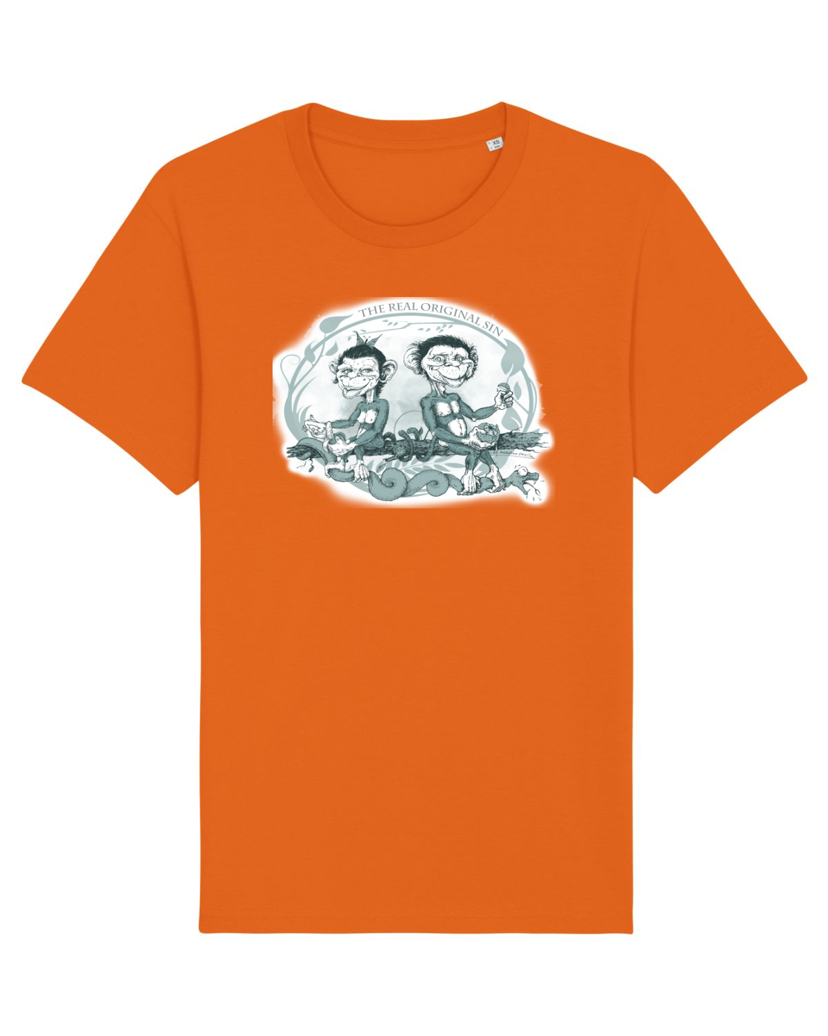 Tricou mânecă scurtă Unisex Rocker Bright Orange