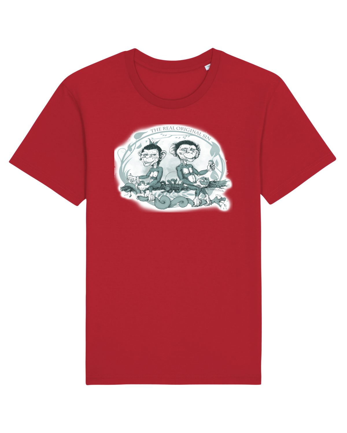 Tricou mânecă scurtă Unisex Rocker Red